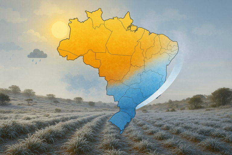 Inmet prevê elevação das temperaturas no Sudeste e no Centro-Oeste a partir de quarta-feira
