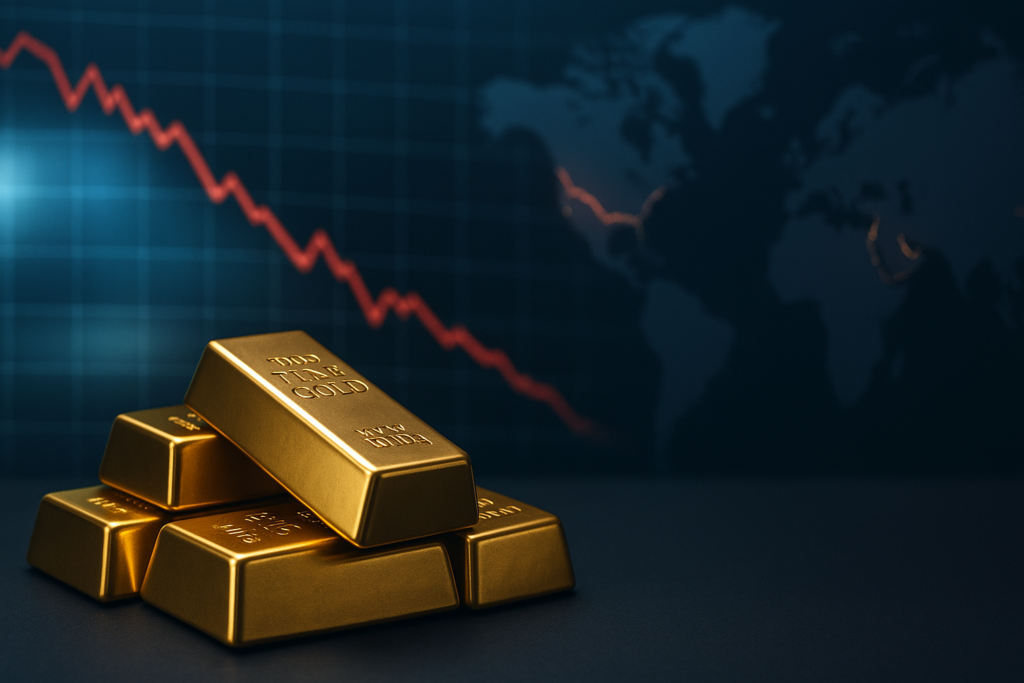 Ouro fecha em queda na Comex com inflação dos EUA e impasse no Oriente Médio Ouro fecha em queda na Comex com inflação dos EUA e impasse no Oriente Médio