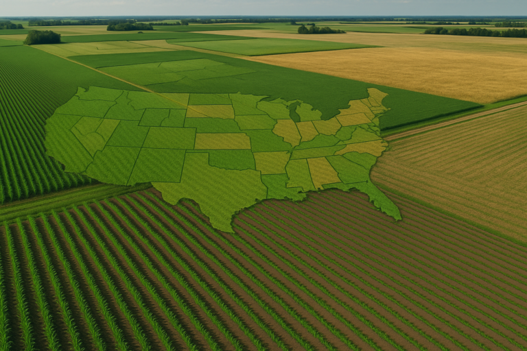 USDA informa plantio de milho em 57% e de soja em 49% nos Estados Unidos
