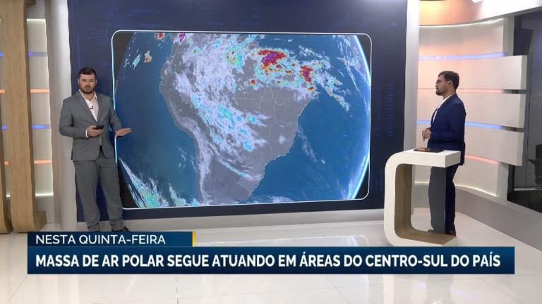 Frente fria traz mudanças climáticas para o Sul do Brasil
