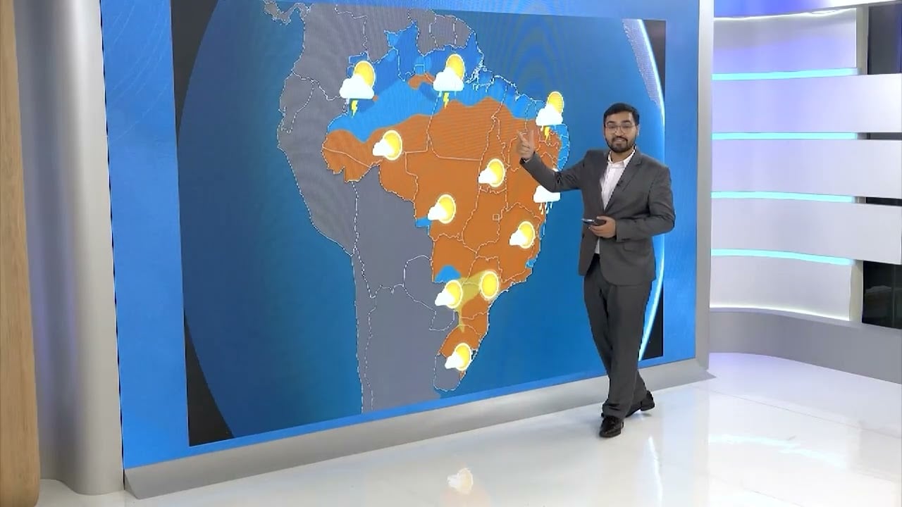 Período seco avança e chuvas se concentram no Norte do país
