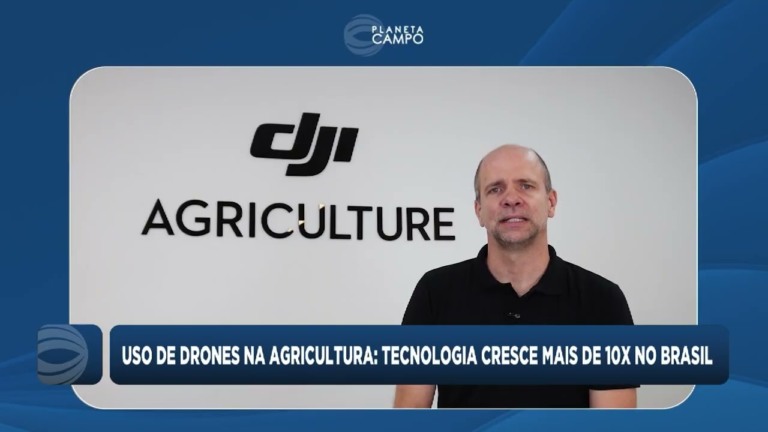Uso de drones na agricultura brasileira cresce 10 vezes em 4 anos