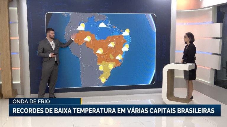 Onda de frio provoca recordes de baixa temperatura no Brasil
