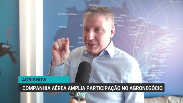 Agro responde por 70% do transporte de cargas e companhia aérea amplia atuação