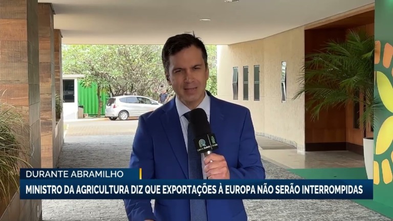 Ministro da Agricultura garante que exportações à Europa não serão interrompidas
