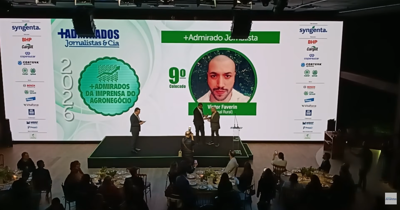 Canal Rural vence categoria de melhor Site/Portal no prêmio Os +Admirados do Agro