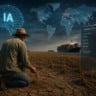 Imagem mostra os efeitos do avanço da inteligência artificial no campo
