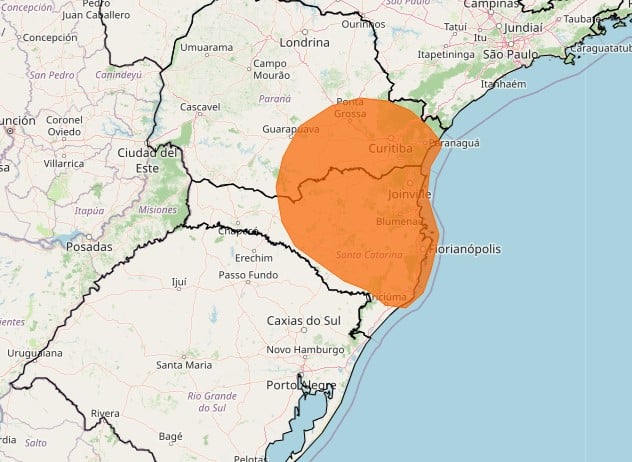 alerta laranja chuva