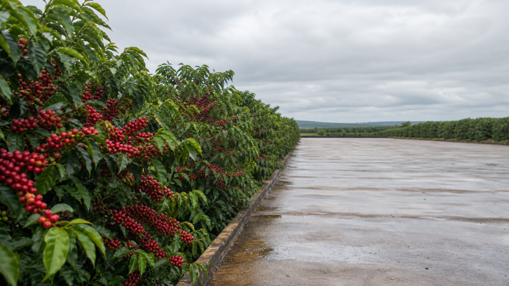 Colheita de café arábica no Cerrado Mineiro atinge 18% da safra prevista Colheita de café arábica no Cerrado Mineiro atinge 18% da safra prevista