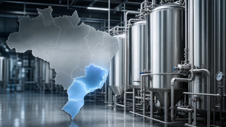 Mapas mostram concentração de cervejarias no Sudeste e no Sul do Brasil