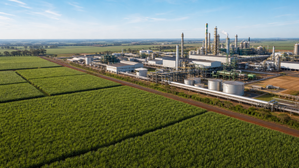 São Paulo anuncia projeto-piloto de captura de carbono para o setor sucroenergético São Paulo anuncia projeto-piloto de captura de carbono para o setor sucroenergético