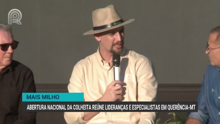 Abertura nacional da colheita do milho é marcada por desafios em Querência (MT)