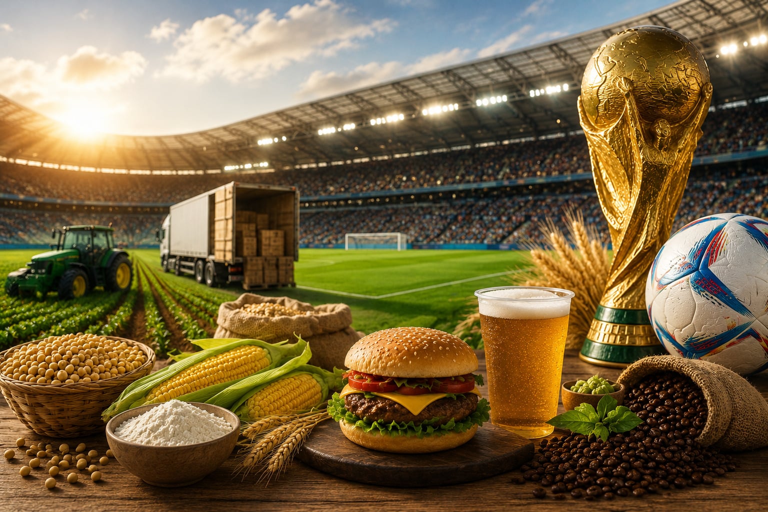 Muito além do futebol: como o agro entra em campo para viabilizar a Copa do Mundo