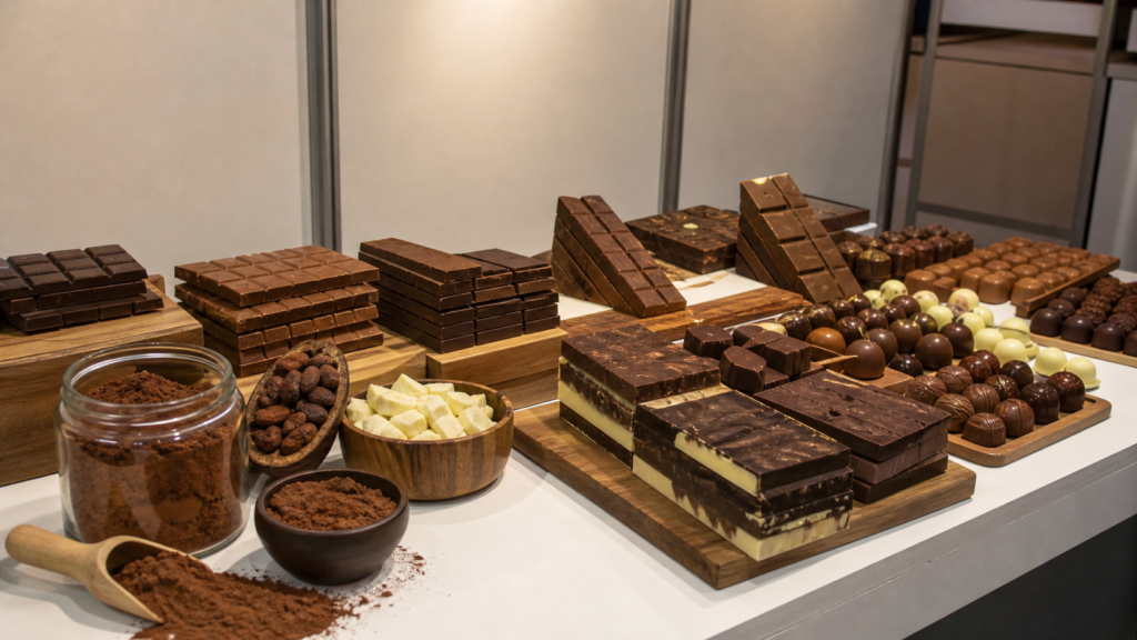 Brasil promove chocolates e derivados de cacau em feira na Argentina Brasil promove chocolates e derivados de cacau em feira na Argentina
