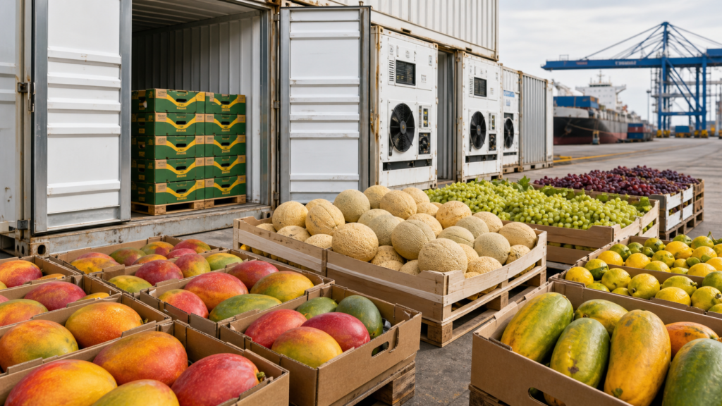 Exportações de frutas somam US$ 1,57 bilhão em 2025 Exportações de frutas somam US$ 1,57 bilhão em 2025