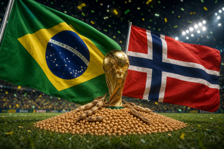 Estado brasileiro exporta oleaginosa e carne bovina para os noruegueses e importa fertilizantes, reforçando uma relação comercial estratégica para o agronegócio