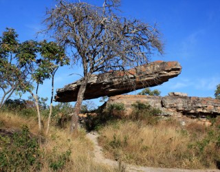 A pedra Chapéu do Sol, um dos pontos turísticos da cidade (Rikardy Tooge/Canal Rural)