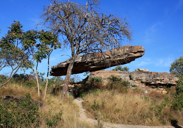 A pedra Chapéu do Sol, um dos pontos turísticos da cidade (Rikardy Tooge/Canal Rural)