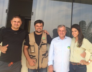 Equipe da Expedição Soja Brasil reunida
