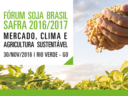 Palestra sobre o clima terá destaque no Fórum Soja Brasil Goiás