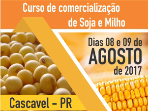 Cascavel (PR) recebe curso de comercialização de soja e milho