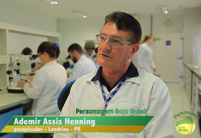 Personagem Soja Brasil: Ademir Assis Henning