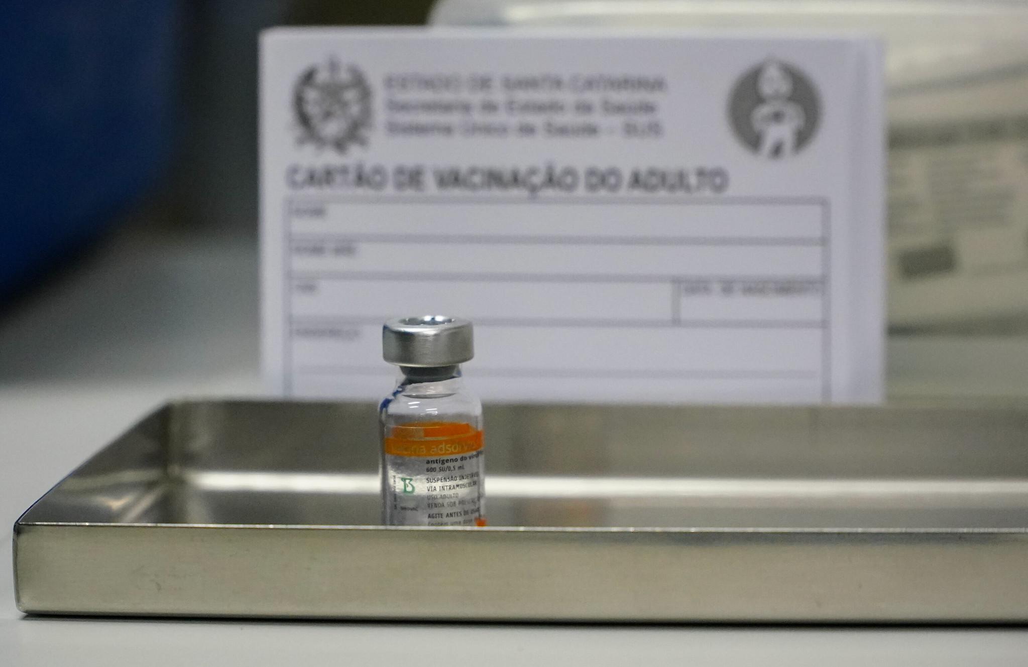 dose de vacina Coronavac usada em vacinação em São Paulo