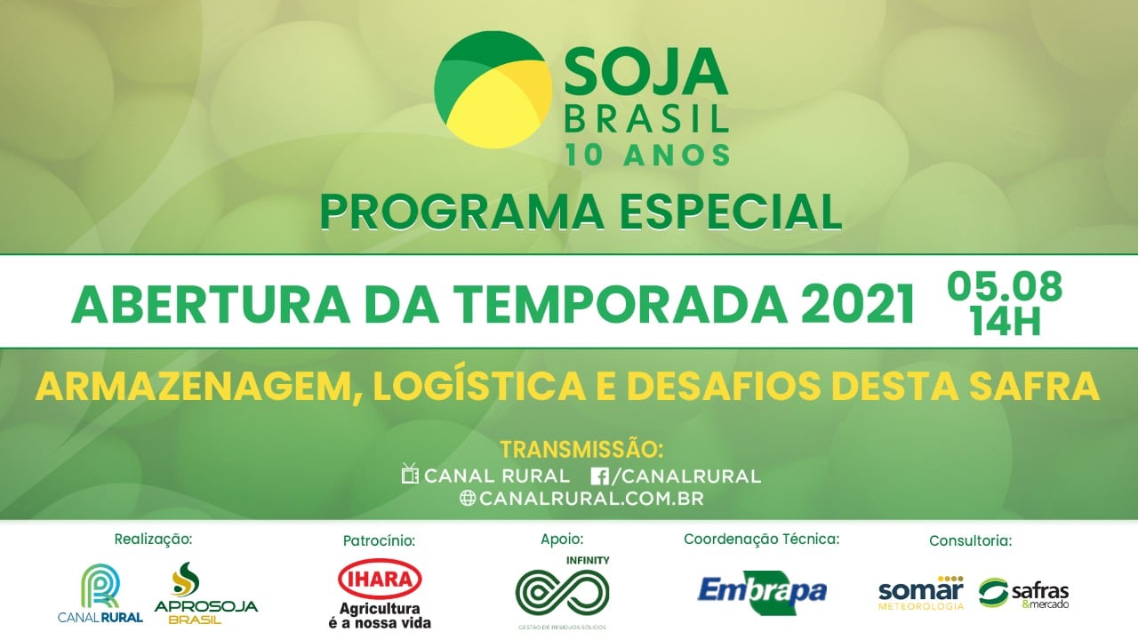 Logística e armazenagem marcam programa de abertura da 10ª temporada do Soja Brasil