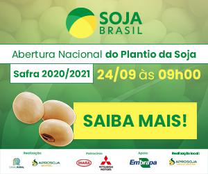 Abertura Nacional do Plantio da Soja acontecerá em Minas Gerais dia 24 de setembro