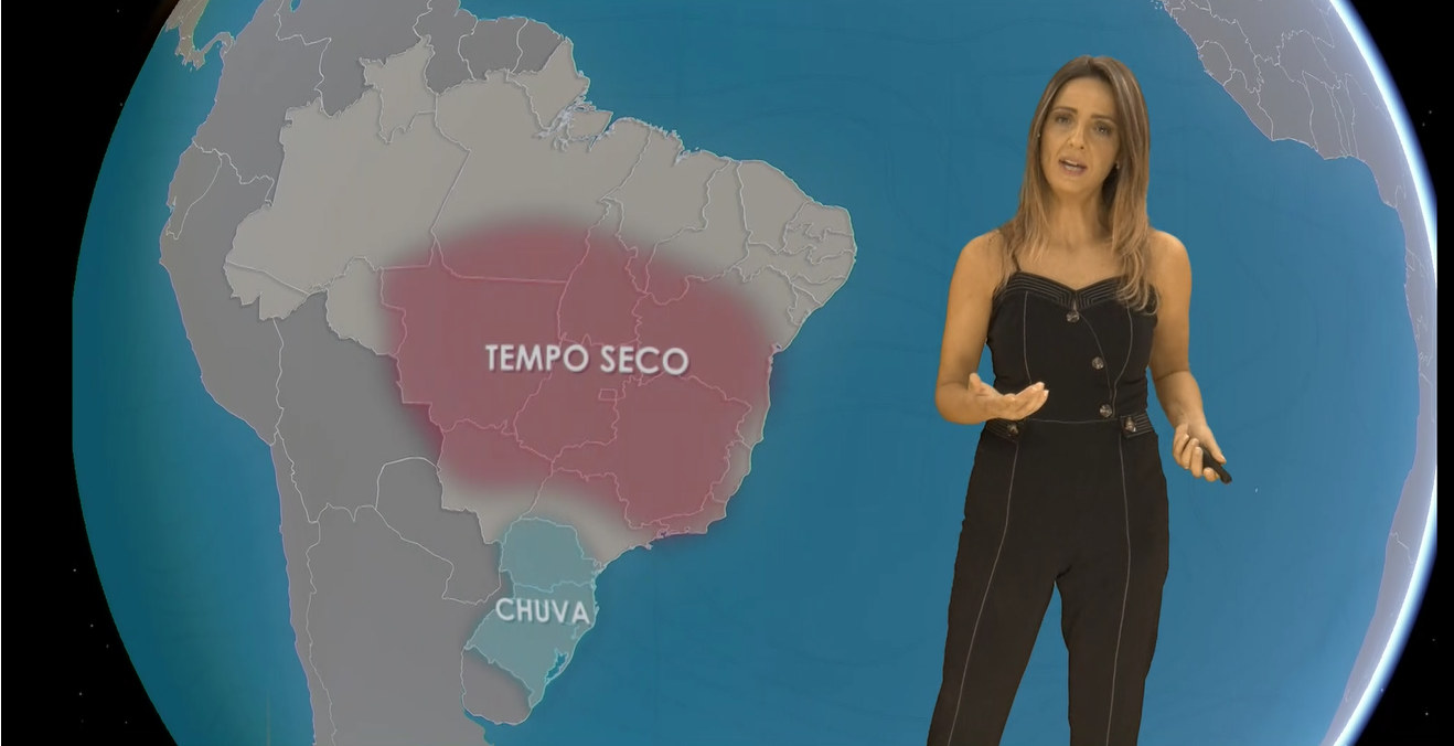 Bloqueio atmosférico provoca diminuição nas chuvas pelo Brasil