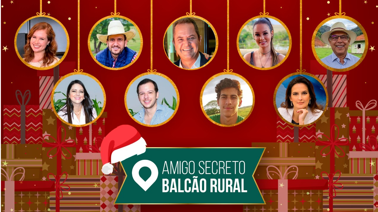 Balcão Rural convida personalidades do agro para amigo secreto digital