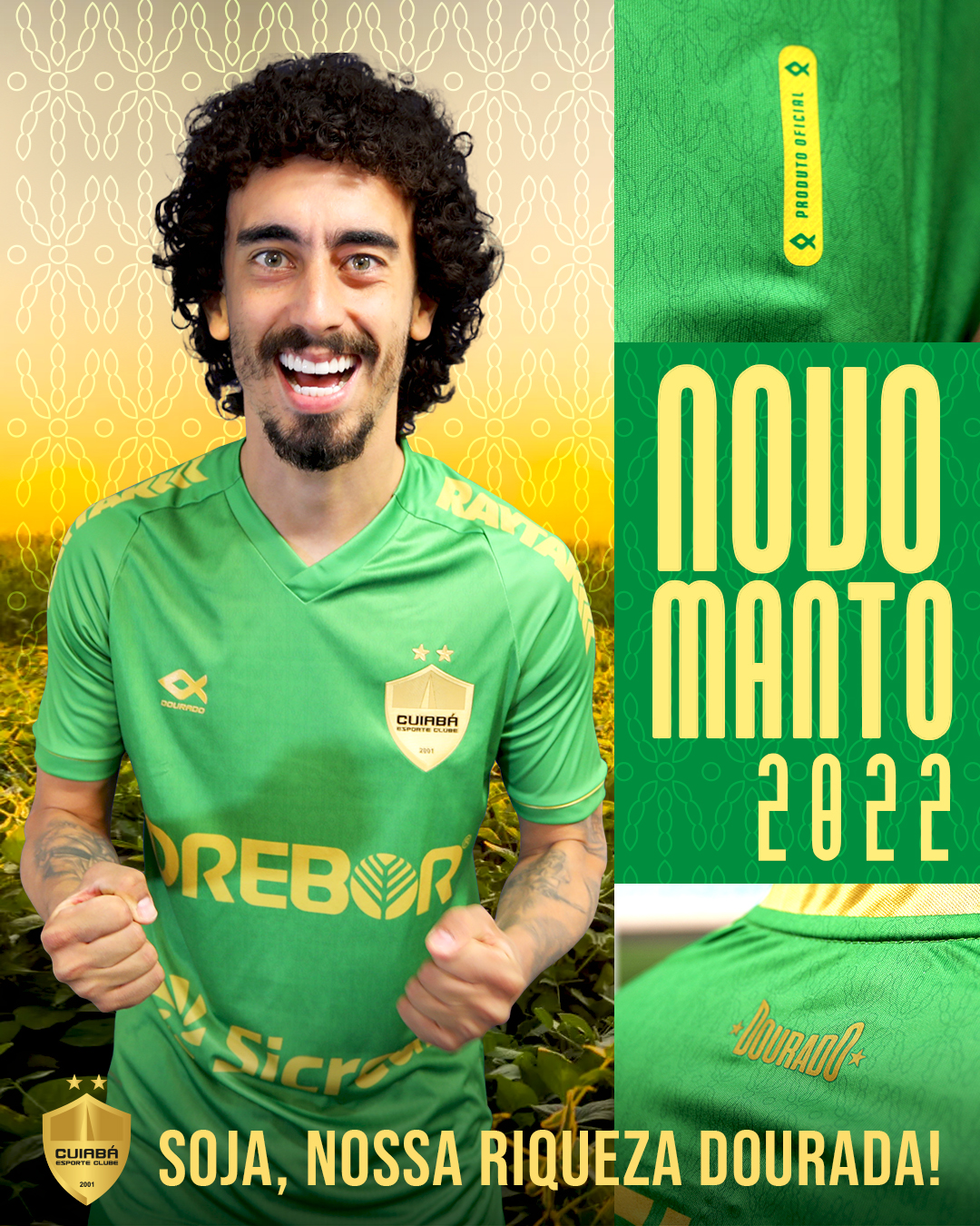 Nova camisa do Cuiabá homenageia o agro de Mato Grosso Valdívia