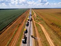 Obras em Nova Mutum BR-163 foto Governo de Mato Grosso