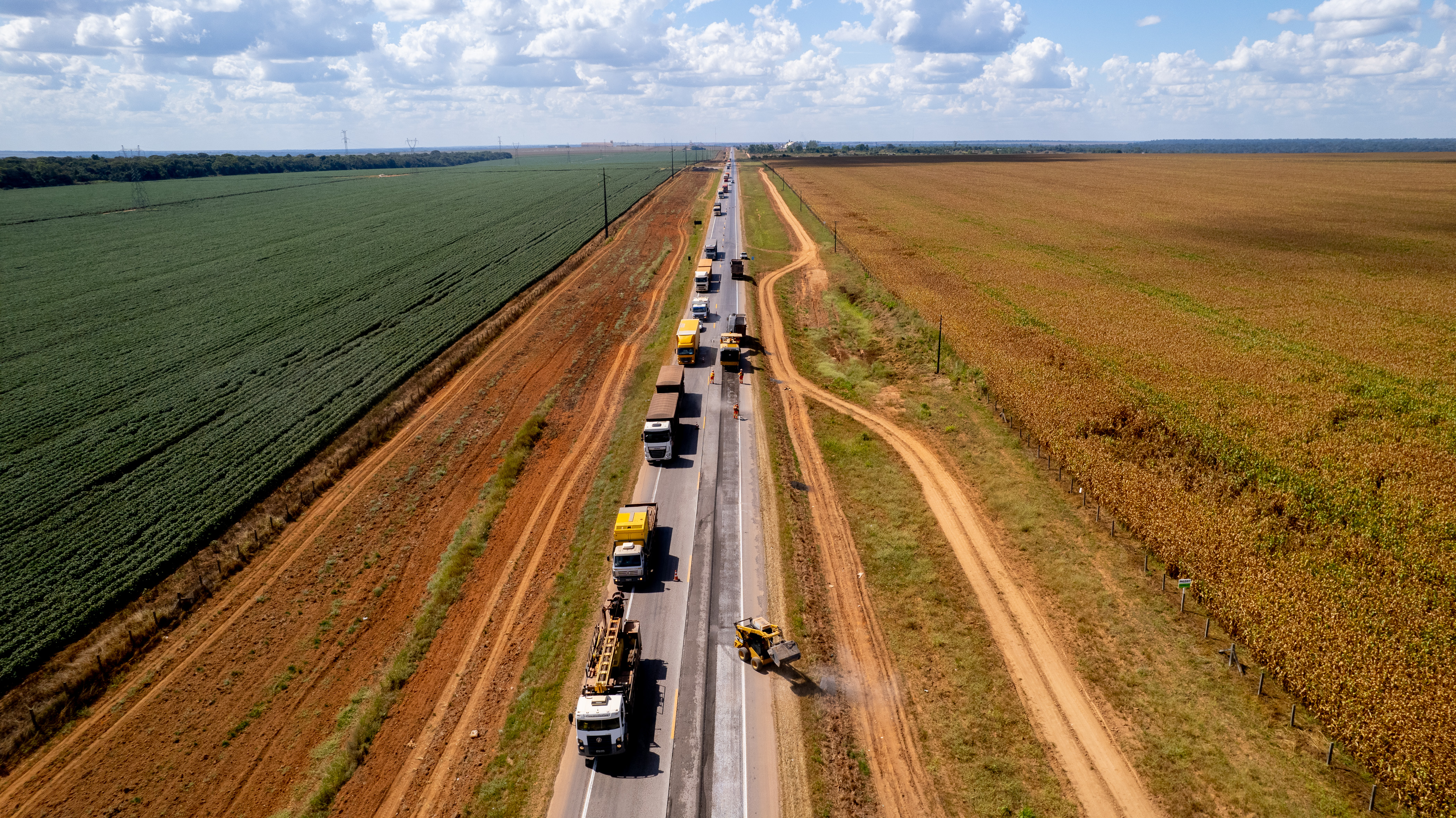 Obras em Nova Mutum BR-163 foto Governo de Mato Grosso