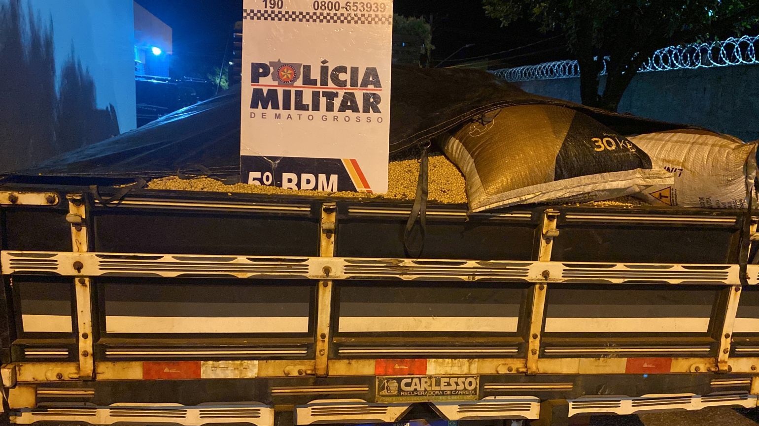 Polícia Militar desarticula quadrilha e recupera três toneladas de soja em Rondonópolis