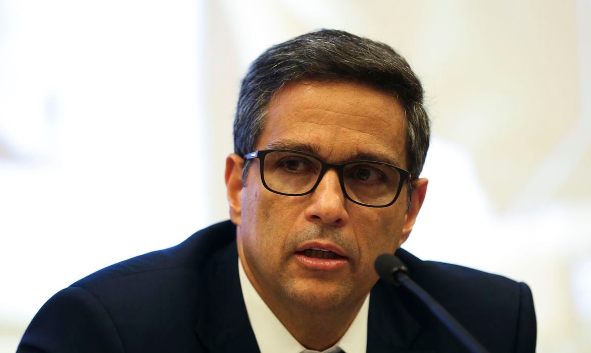 O presidente do Banco Central, Roberto Campos Neto, apresenta a nova versão da agenda de medidas estruturais do Banco Central,