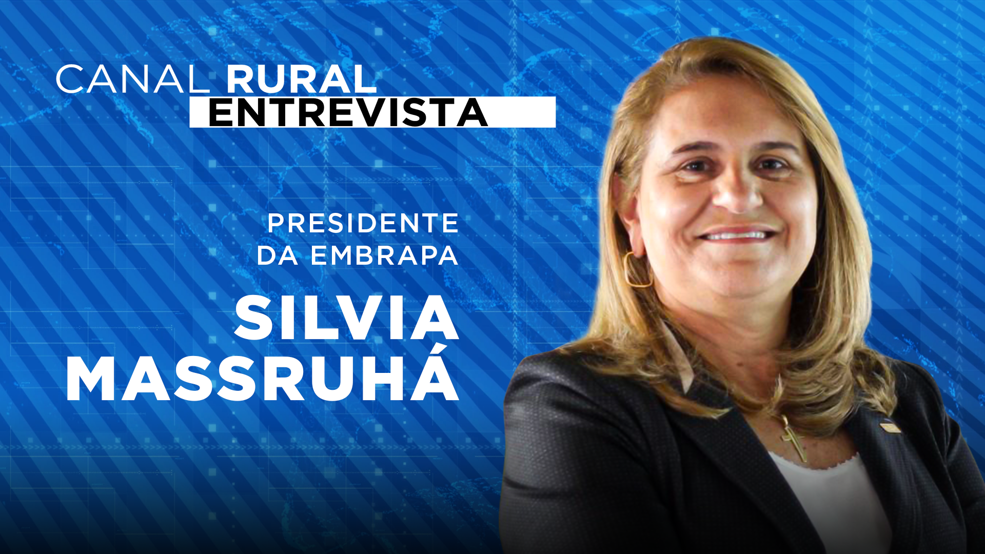 Canal Rural Entrevista recebe nova presidente da Embrapa, Silvia Massruhá