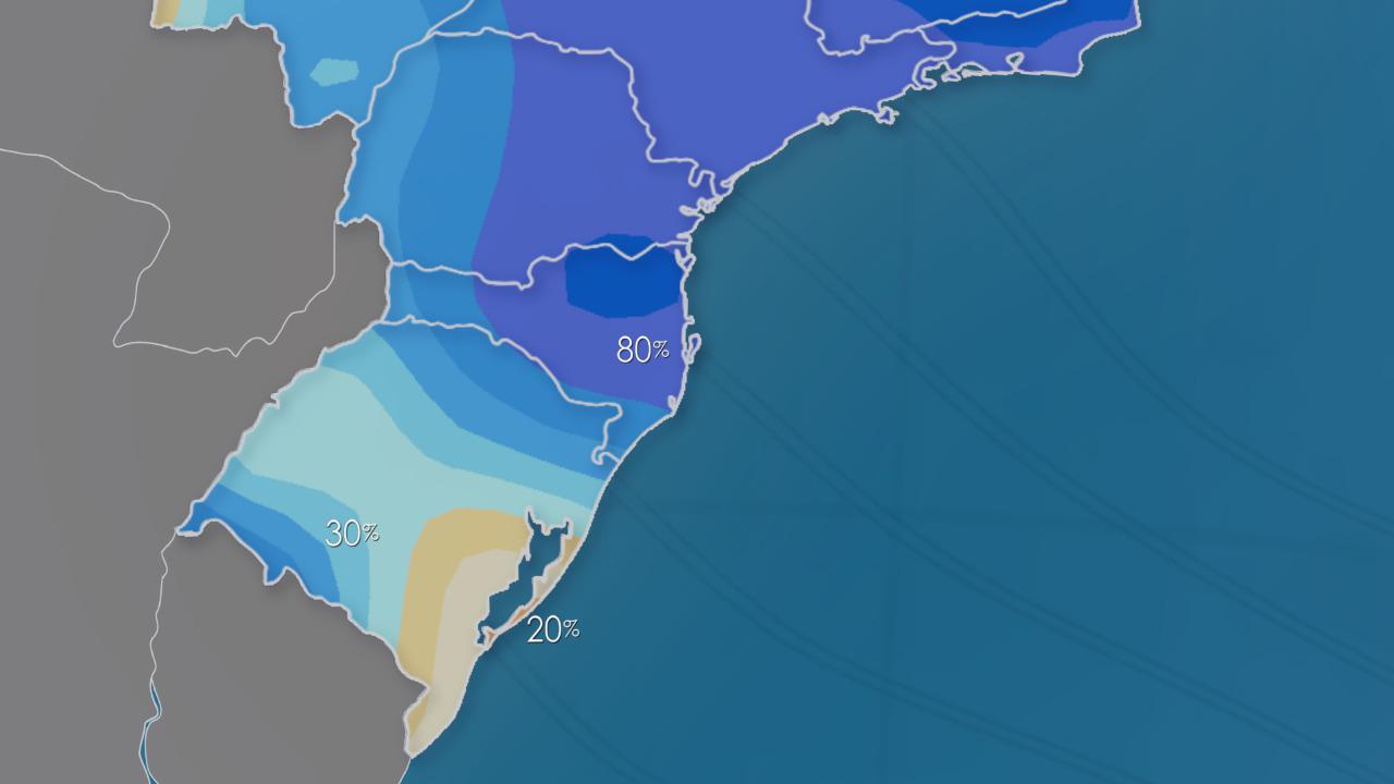 Previsão do tempo indica chuva forte em regiões do Sul; saiba quais!