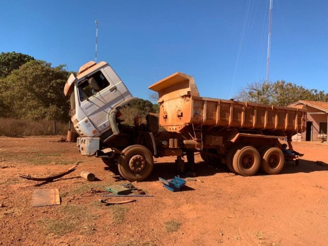Atoleiro estrada em Mato Grosso