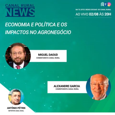 Assista na íntegra ao Canal Rural News: os impactos da economia e da política no agro