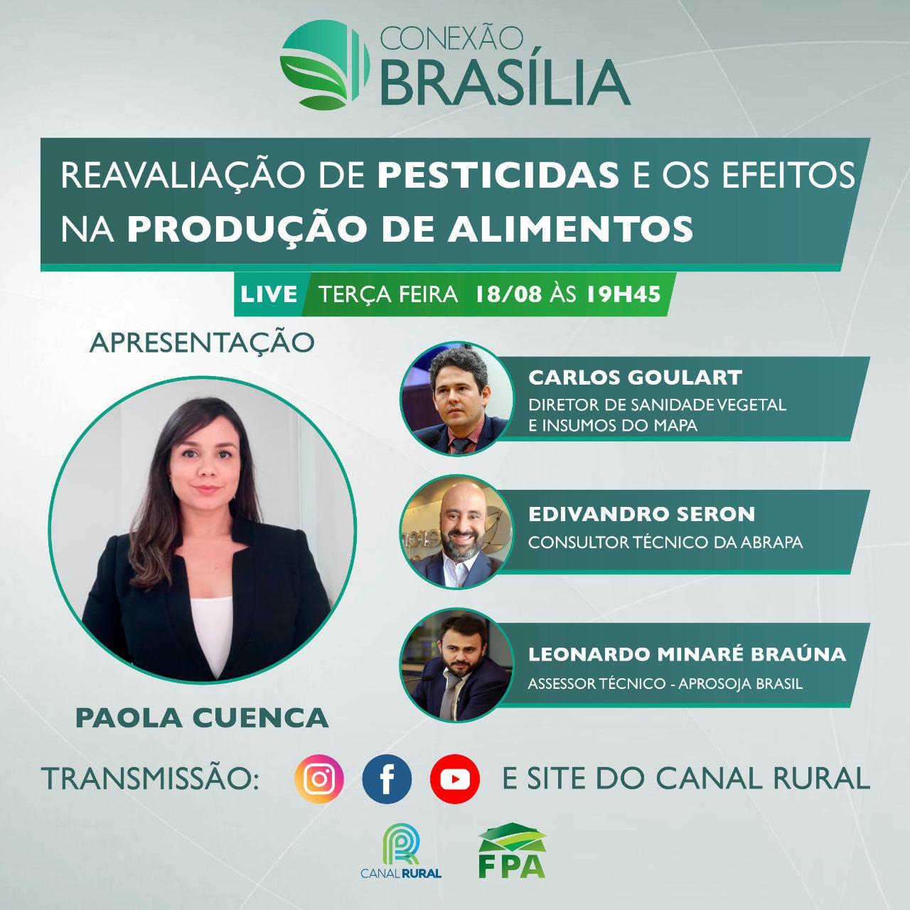AO VIVO: Reavaliação de pesticidas e os efeitos na produção de alimentos