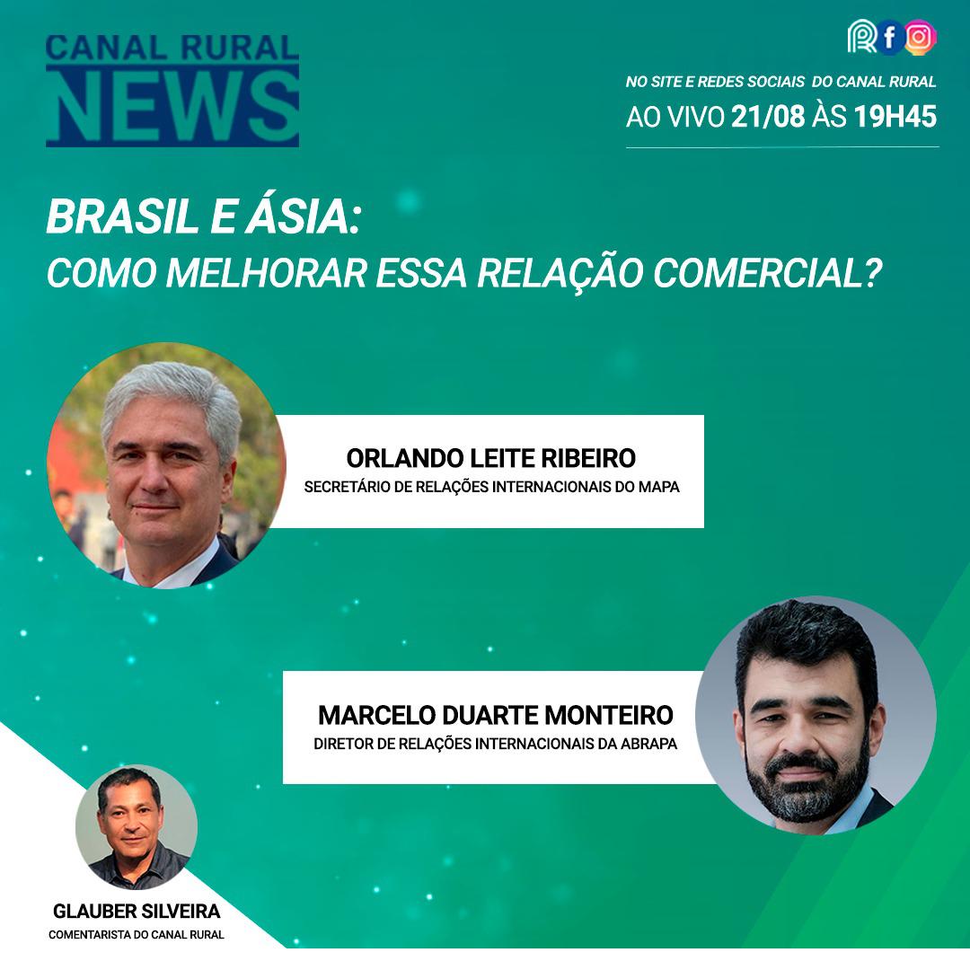 Confira na íntegra o Canal Rural News sobre relação comercial do Brasil com a Ásia