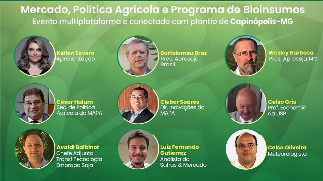 Programa de Bioinsumos será debatido na Abertura Nacional do Plantio da Soja