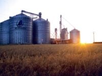 Silos da cooperativa Integrada em Marialva Paraná