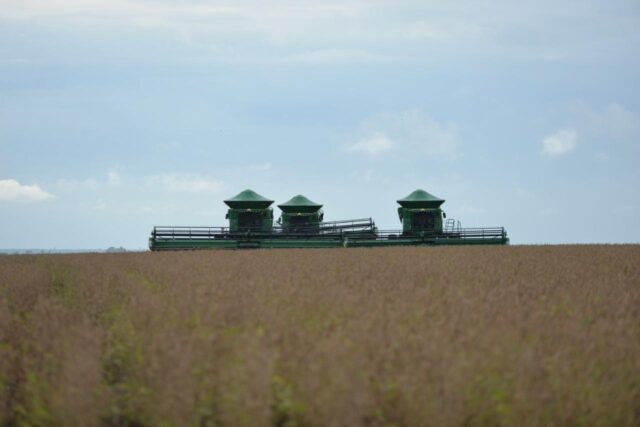 colheita da soja john deere