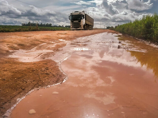 soja bahia, estrada rodovia