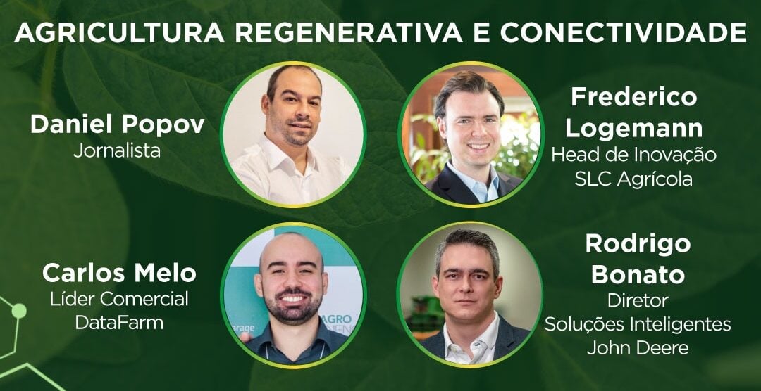 Live Soja Brasil sobre a agricultura regenerativa e a conectividade no campo