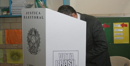 cabine de votação - tse