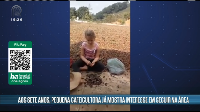 Aos sete anos, a pequena Sarah já sonha em ser produtora de cafés especiais