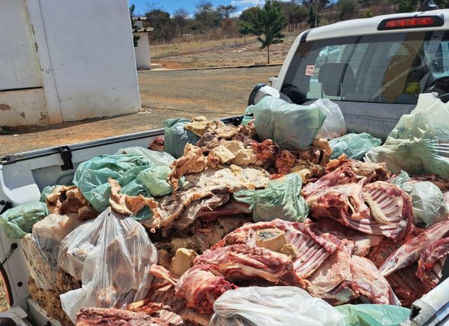 carne imprópria para consumo apreendida na Bahia